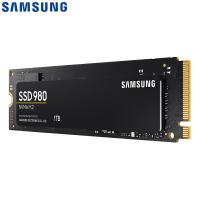 三星SAMSUNG 980 1000GB SSD固态硬盘 M.2接口2280 NVMe协议PCIe 3.0 x4 MZ-V8V1T0BW1TB 读速高达3500MB/s