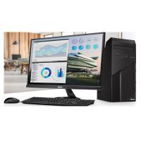 华硕碉堡T3台式电脑 23.8英寸大屏高清显示器 家用办公高性能商务电脑台式机主机套装 I3-10100 8G 1T WIN10