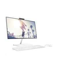 联想Lenovo小新27一体台式机电脑 27英寸大屏高清 家用办公网课学习台式电脑 商务高性能一体机R5 5500U 16G 512GB SSD FHD屏幕白色