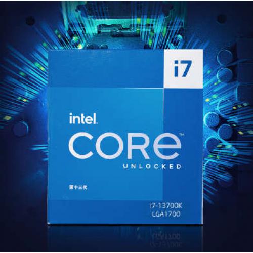 英特尔Intel13代 酷睿 i7-13700KF 处理器 16核24线程 单核睿频至高可达5.4Ghz 30M三级缓存 台式机CPU