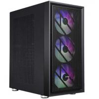 先马（SAMA）朱雀air 台式电脑主机箱 前板铁网/双面散热孔/6个风扇位/宽体五金/支持ATX主板240水冷竖装显卡