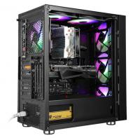 先马（SAMA）朱雀air 台式电脑主机箱 前板铁网/双面散热孔/6个风扇位/宽体五金/支持ATX主板240水冷竖装显卡