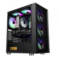 先马（SAMA）朱雀air 台式电脑主机箱 前板铁网/双面散热孔/6个风扇位/宽体五金/支持ATX主板240水冷竖装显卡