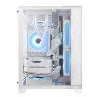 积至（EVESKY）海景房MINI 游戏机箱 台式机机箱 电脑主机箱 M-ATX主板/240水冷位 海景房MINI-白色