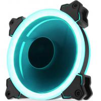 鑫谷（Segotep）光翼GE-12冰蓝机箱风扇（冰蓝双光圈/12CM大风量/大4pin可多个串联/台式电脑主机散热风扇）