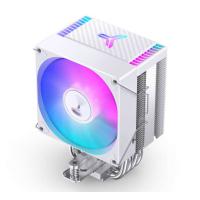 乔思伯（JONSBO）CR-1400EVO彩色版白色款 CPU风冷散热器镀镍4热管/七彩光效/PWM/130mm高/多平台/附硅脂