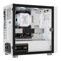 长城（Great Wall）阿基米德2白电脑机箱（Type-C 3.2/20CM风扇位/MATX主板/240水冷位/玻璃侧透/宽体/4070）