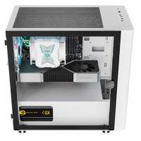 长城（Great Wall）阿基米德2白电脑机箱（Type-C 3.2/20CM风扇位/MATX主板/240水冷位/玻璃侧透/宽体/4070）