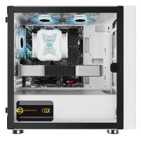 长城（Great Wall）阿基米德2白电脑机箱（Type-C 3.2/20CM风扇位/MATX主板/240水冷位/玻璃侧透/宽体/4070）