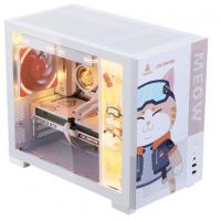 鑫谷（Segotep）孟菲斯青春版-橘猫机箱（橘影橙/40显卡位/猫次元垂直风道/主题猫印/可选整机套件）